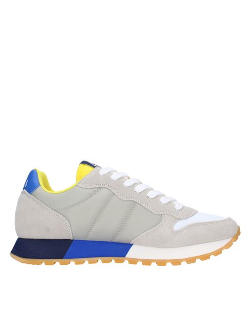 Sneakers in camoscio pelle e tessuto SUN68 | Z33112BIANCO/GRIGIO CHIARO